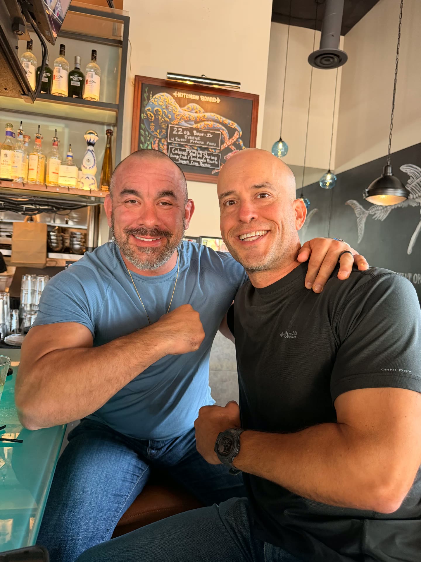 P.I.G. members catching up over lunch